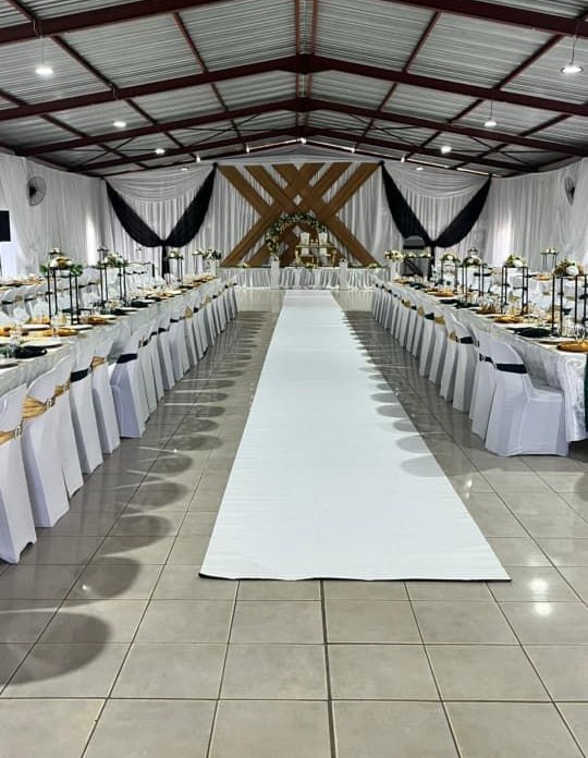 Luxury event moodboard with premium decor styling elements