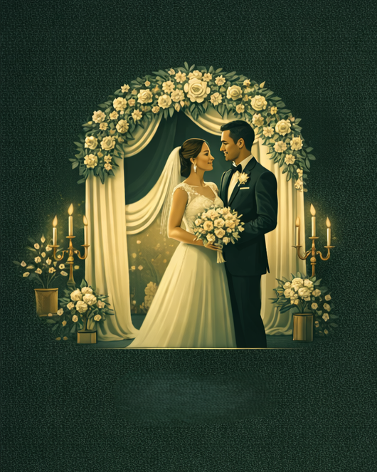 Luxury wedding decor